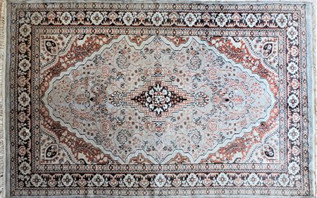 TAPPETO tappeto Agra, seta su lana provenienza India, meta' 900 cm 185x120...