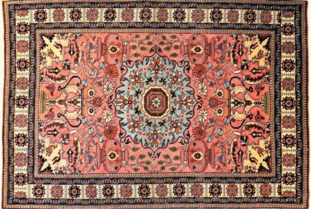 TAPPETO tappeto Ardebil, lana su lana Provenienza Iran, meta' 900' cm 200x135