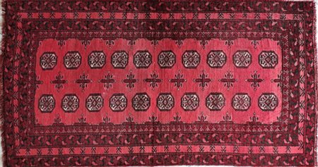 TAPPETO tappeto Afgano lana su lana cm 90x163