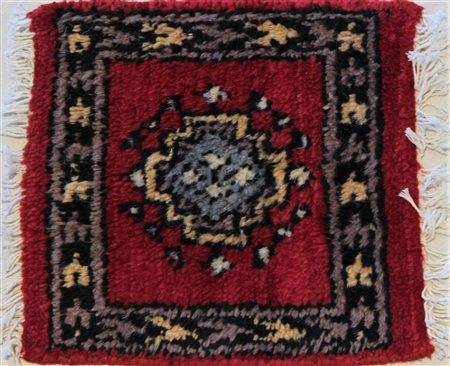 TAPPETO tappeto orientale lana su lana cm 30x33