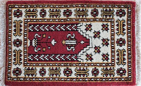 TAPPETO tappeto orientale Jainamazi lana su lana cm 62x92