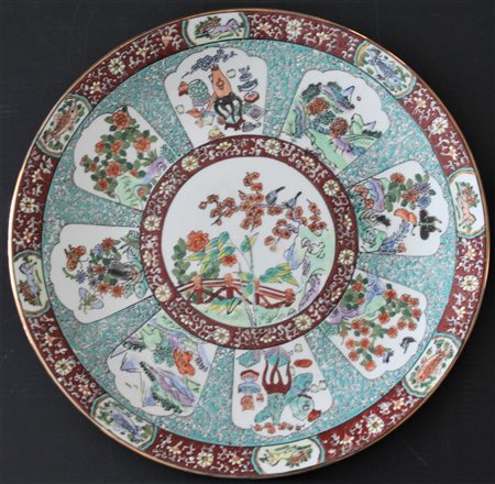 PIATTO piatto in ceramica smaltata provenienza Cina diametro cm 31