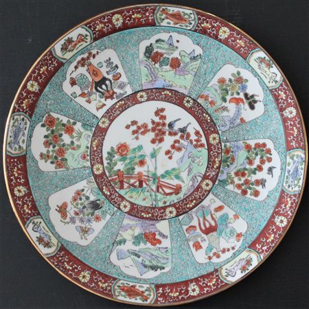 PIATTO piatto in ceramica smaltata provenienza Cina diametro cm 31