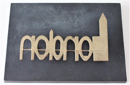 Anonimo LONDON scultura in bronzo, cm 24x33