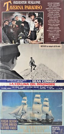 LOTTO UNICO DI TRE FOTOBUSTE lotto di tre fotobuste cinematografiche varie,...