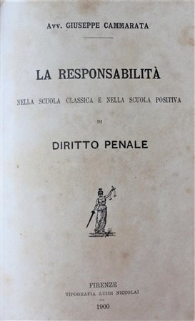 Giuseppe Cammarata LA RESPONSABILITA' nella scuola classica e nella scuola...