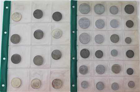 LOTTO DI MONETE lotto di 36 monete varie, Italiane ed estere del XX secolo e...