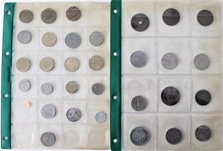 LOTTO DI MONETE lotto di 32 monete varie, Italiane, estere e commemorative...