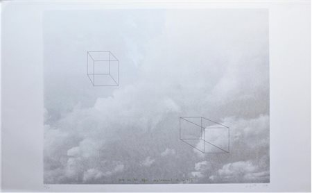 Piotr Kowalski AVEC UN TRES LEGER DEPLACEMENT DE LA TETE serigrafia su carta,...