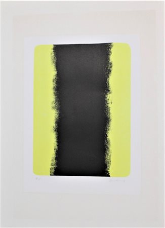 Hans Hartung L-1974-5 litografia su carta, cm 76x56 firma es. H.C.