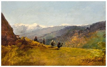 FERRUCCIO RONTINI (Firenze 1893 – Livorno 1964) Senza titolo 1937 Olio su...