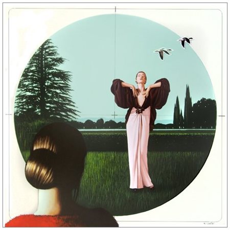 MASSIMO CANTINI (Firenze 1946) La modella 2009 Olio su tela 50 x 50. Firma in...