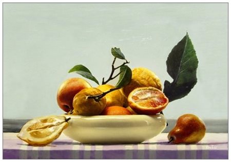 BENIAMINO CICCOTELLI (Tollo negli Abruzzi 1937) Arancia aperta 2006 Olio su...