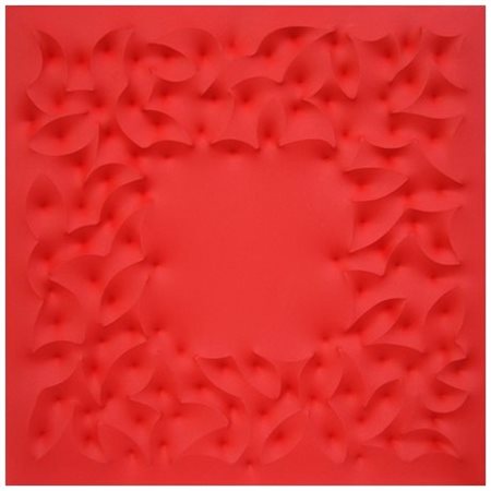 GIUSEPPE AMADIO (Todi 1944) Austeo Pittura su tela estroflessa 84,2 x 83,7 x...