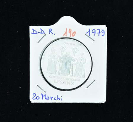 20 MARCHI DDR 1979 Gotthold Ephraim Lessing