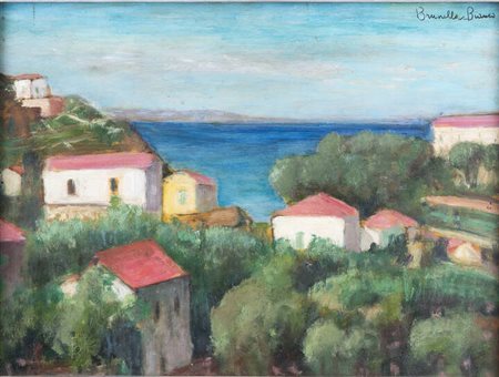 BRUNELLA BIANCO<BR>1900-1941<BR>"Cavo (Isola d'Elba)" 1953