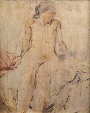 TITO LOCCHI<BR>Torino 1892 - 1972 Bruino<BR>"Nudo rosa"