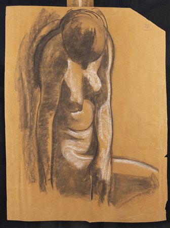 ITALO CREMONA<BR>Cozzo Lomellina (PV) 1905 - 1979 Torino<BR>"Nudo"