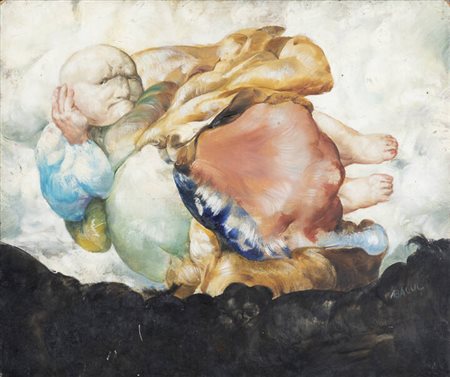 ABACUC (Silvano Gilardi)<BR>Torino 1933<BR>"Ingrugnito" 16/11/1964