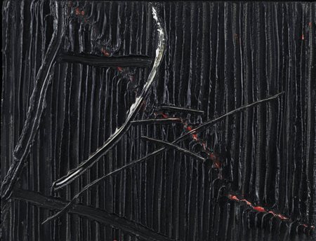 GIORGIO RAMELLA<BR>Torino 1939<BR>"Nero" 1995