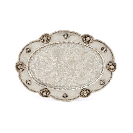 Vassoio in argento, Italia 1934-44