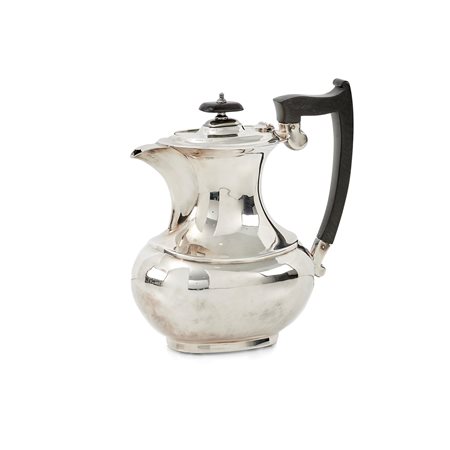 Caffettiera in argento, Inghilterra XX secolo