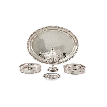 Lotto di cinque argenti