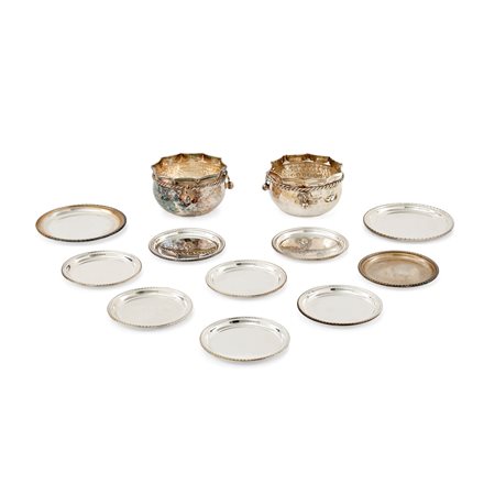 Lotto di dodici argenti