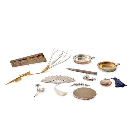 Lotto di undici argenti