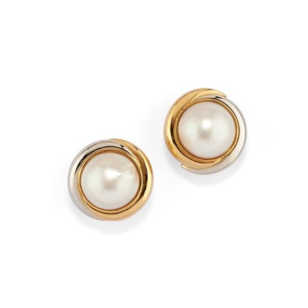 Orecchini con perle mabé