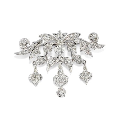 Spilla con diamanti 