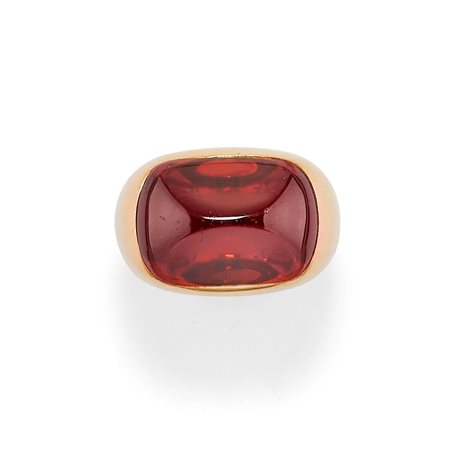 Anello con granato, 1990 circa