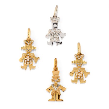 Quattro pendenti, 1970-80 circa