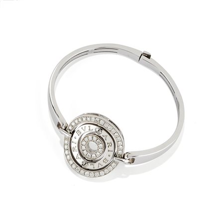 Bracciale rigido con diamanti