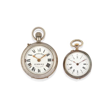 Due orologio anonimi in argento