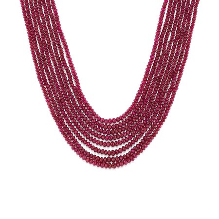 Collana in rubini