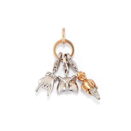 Pendente con diamanti