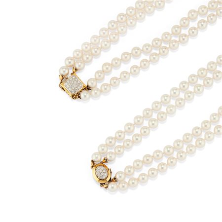 Due collane con perle