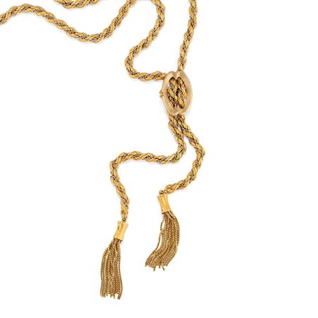 Collana saliscendi in oro