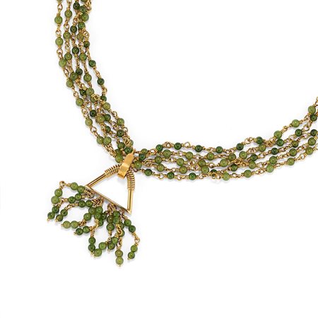 Collana con giadeite