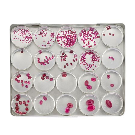 Cofanetto con rubini