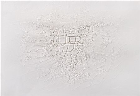 Alberto Burri "Cretto Bianco" 1971
acquaforte e acquatinta su carta Fabriano Ros