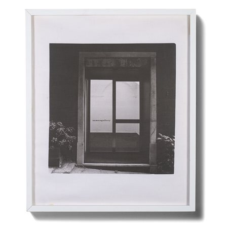 Michelangelo Pistoletto "Il dentro fuori" 1977
riporto fotografico su tela
cm 59