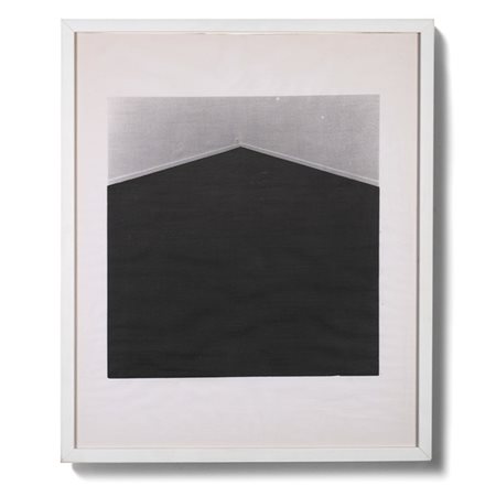 Michelangelo Pistoletto "Il dentro fuori" 1977
riporto fotografico su tela
cm 59