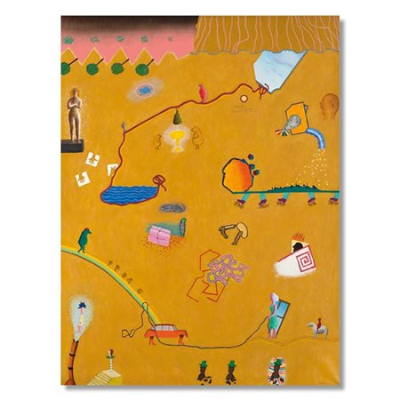 Jan Voss "Entre ciel et terre" 1966
olio su tela
cm 116x89
Firmato e datato 66 i