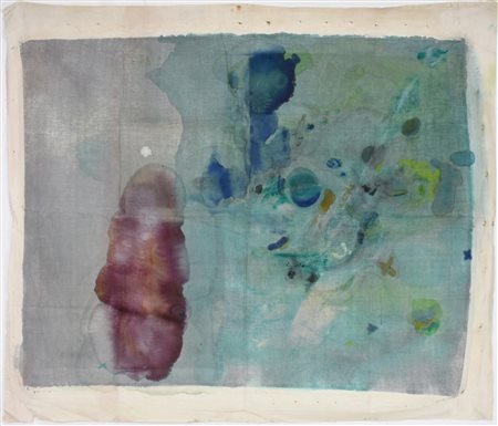 Anonimo SENZA TITOLO tecnica mista su tela priva di telaio, cm 145x165