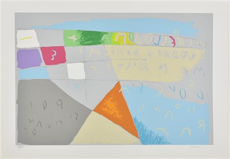 Renzo Nucara SENZA TITOLO coppia di serigrafie su carta, cm 50x70 ciascuna;...