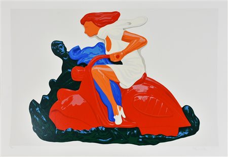 Plumcake SENZA TITOLO serigrafia su carta, cm 70x100; es. 161/200 firma