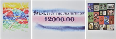 Artisti vari LOTTO DI TRE FOTOLITOGRAFIE BOLAFFIARTE Rosenquist Jim L'OLFATTO...