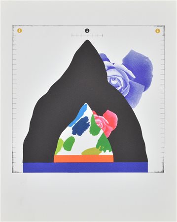 Concetto Pozzati COME MISURARE LE ROSE IN MONTAGNA riproduzione...